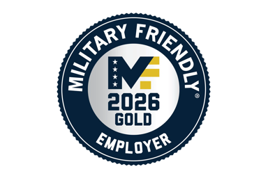 Military Friendly Employer 2026 Gold badge